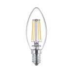 Philips MASTER Value LED Candle E14 Filament Clear 3.4W 470lm - 927 | Best Colour Rendering - Dimmable – Replaces 40W