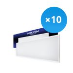Multipack 10x Noxion LED Panel Ecowhite Econox V2.0 36W 3600lm - 830 Warm White | 120x30cm - UGR <19