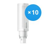 Multipack 10x Philips Corepro PL-C LED 4.5W 500lm - 840 Cool White | Replaces 13W