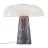 DFTP by Nordlux Glossy Table Lamp Marble and Glass Grey | 320mm - Suitable for E27