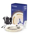Noxion LED Strip Naga 5 Meter Complete Set - Smart Wifi - 24V - 120LEDs/m - 9.6W/m - 927 Extra Warm White | 8mm - IP20 - Best Colour Rendering - SMD2835