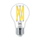 Philips Master LED E27 Pear Filament Clear 10.5W 1521lm - 922-927 Dim To Warm | Best Colour Rendering - Dimmable - Replaces 100W